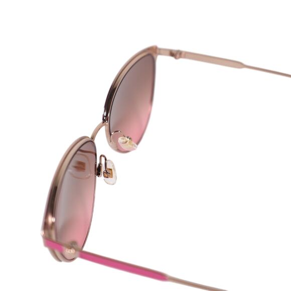 Kate Spade IANNA Cat Eye Metal Womens Sunglasses - Rose Gold / Brown Pink- NWT - Picture 6 of 8